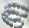16 inch strand of 18x13mm Faceted Oval Blue Chalcedony